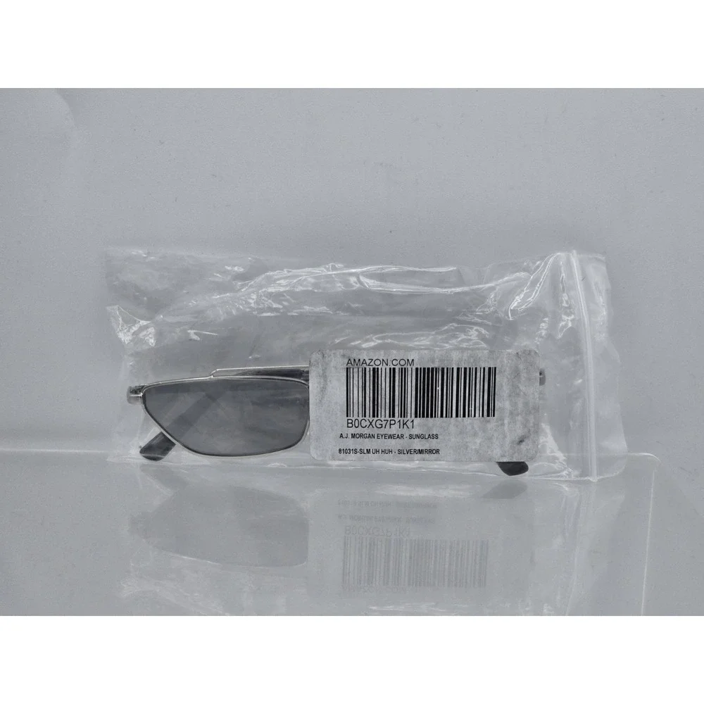 A.J.‎ Morgan Eyewear Slim UH HUH, Silver Mirror Sunglasses UV 400